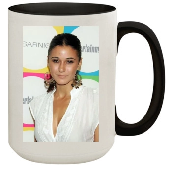 Emmanuelle Chriqui 15oz Colored Inner & Handle Mug