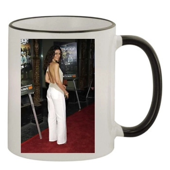 Emmanuelle Chriqui 11oz Colored Rim & Handle Mug