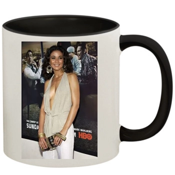 Emmanuelle Chriqui 11oz Colored Inner & Handle Mug