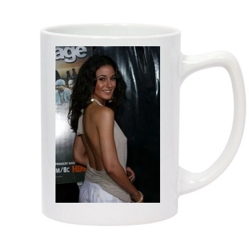 Emmanuelle Chriqui 14oz White Statesman Mug