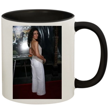 Emmanuelle Chriqui 11oz Colored Inner & Handle Mug