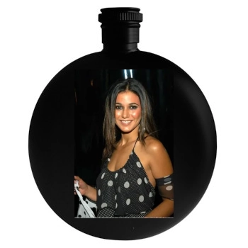 Emmanuelle Chriqui Round Flask