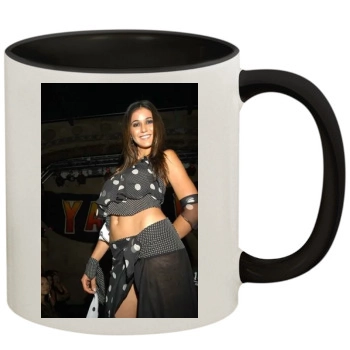 Emmanuelle Chriqui 11oz Colored Inner & Handle Mug