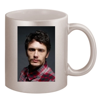 James Franco 11oz Metallic Silver Mug