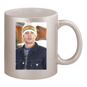 Jensen Ackles 11oz Metallic Silver Mug