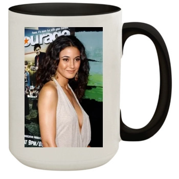 Emmanuelle Chriqui 15oz Colored Inner & Handle Mug