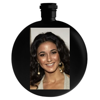 Emmanuelle Chriqui Round Flask