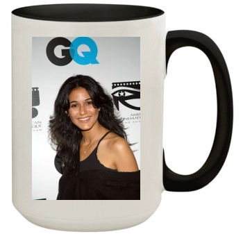 Emmanuelle Chriqui 15oz Colored Inner & Handle Mug