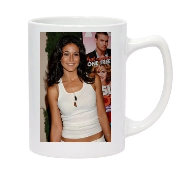 Emmanuelle Chriqui 14oz White Statesman Mug