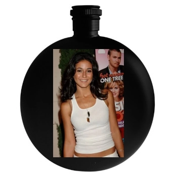 Emmanuelle Chriqui Round Flask