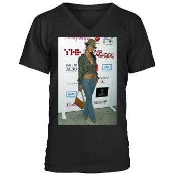 Emmanuelle Chriqui Men's V-Neck T-Shirt