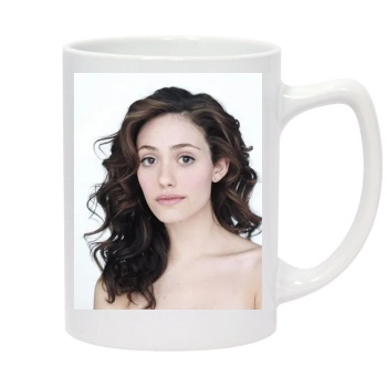 Emmy Rossum 14oz White Statesman Mug