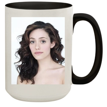 Emmy Rossum 15oz Colored Inner & Handle Mug