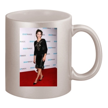 Emmy Rossum 11oz Metallic Silver Mug