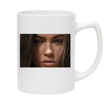 Megan Fox 14oz White Statesman Mug