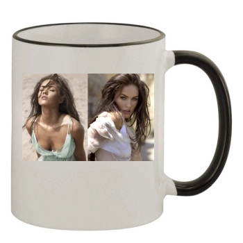 Megan Fox 11oz Colored Rim & Handle Mug