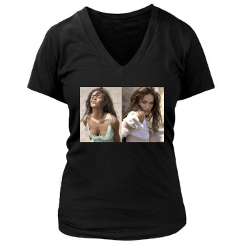 Megan Fox Women's Deep V-Neck TShirt