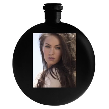 Megan Fox Round Flask