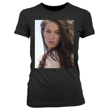 Megan Fox Women's Junior Cut Crewneck T-Shirt