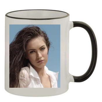 Megan Fox 11oz Colored Rim & Handle Mug