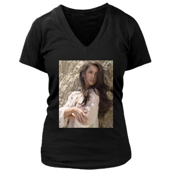 Megan Fox Women's Deep V-Neck TShirt