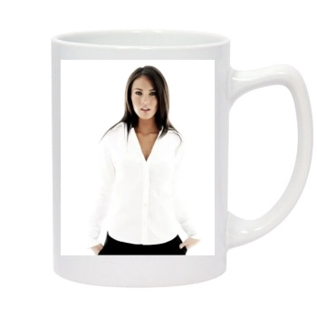 Megan Fox 14oz White Statesman Mug