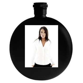 Megan Fox Round Flask