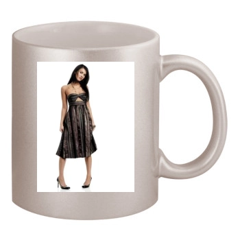 Megan Fox 11oz Metallic Silver Mug