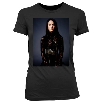 Megan Fox Women's Junior Cut Crewneck T-Shirt