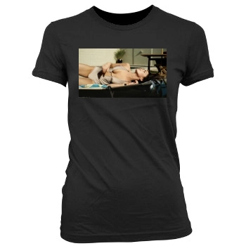 Megan Fox Women's Junior Cut Crewneck T-Shirt