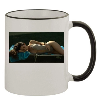 Megan Fox 11oz Colored Rim & Handle Mug