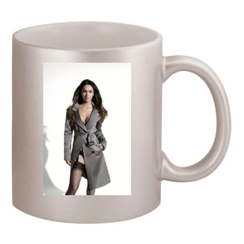 Megan Fox 11oz Metallic Silver Mug