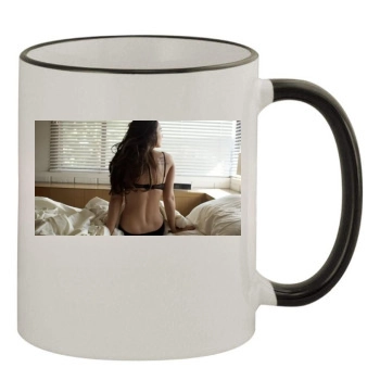 Megan Fox 11oz Colored Rim & Handle Mug