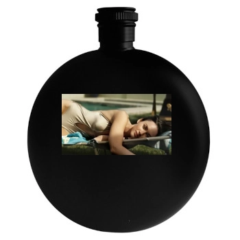 Megan Fox Round Flask