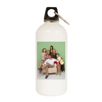 Megan Fox White Water Bottle With Carabiner