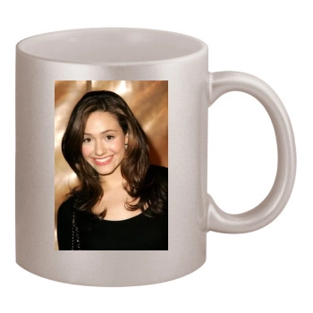 Emmy Rossum 11oz Metallic Silver Mug