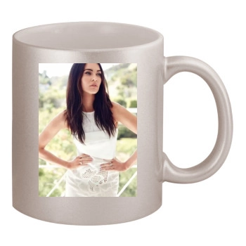 Megan Fox 11oz Metallic Silver Mug