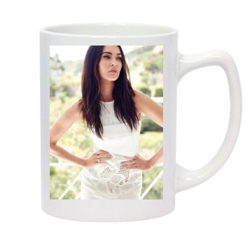 Megan Fox 14oz White Statesman Mug