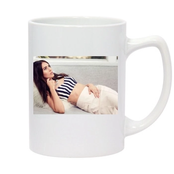 Megan Fox 14oz White Statesman Mug