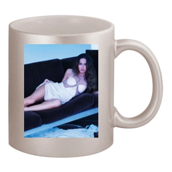 Megan Fox 11oz Metallic Silver Mug