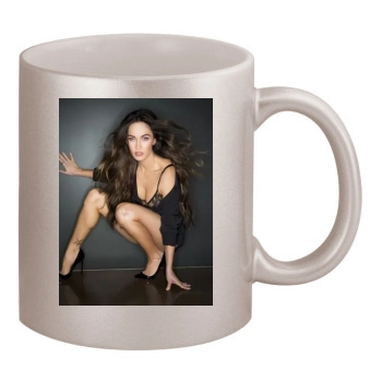 Megan Fox 11oz Metallic Silver Mug