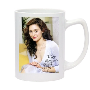 Emmy Rossum 14oz White Statesman Mug