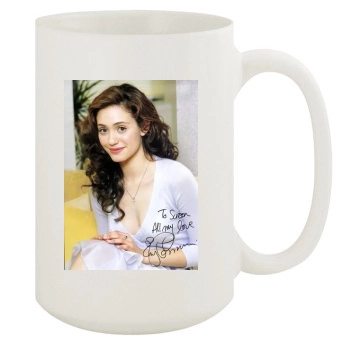 Emmy Rossum 15oz White Mug