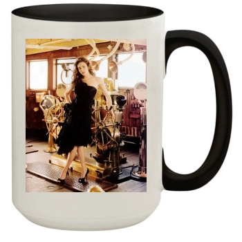 Emmy Rossum 15oz Colored Inner & Handle Mug