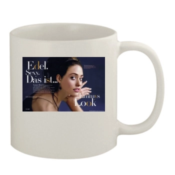 Emmy Rossum 11oz White Mug