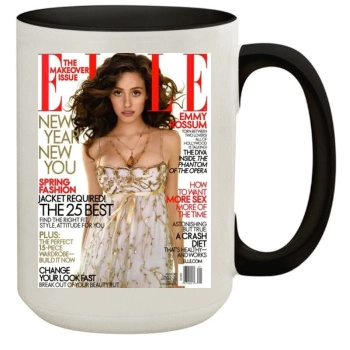 Emmy Rossum 15oz Colored Inner & Handle Mug