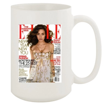 Emmy Rossum 15oz White Mug