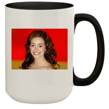 Emmy Rossum 15oz Colored Inner & Handle Mug