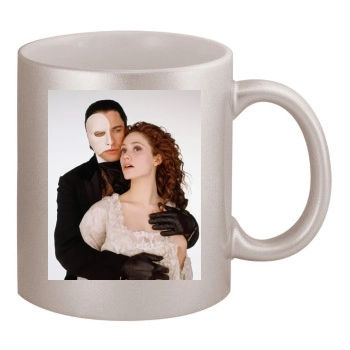 Emmy Rossum 11oz Metallic Silver Mug