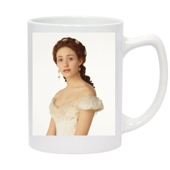 Emmy Rossum 14oz White Statesman Mug